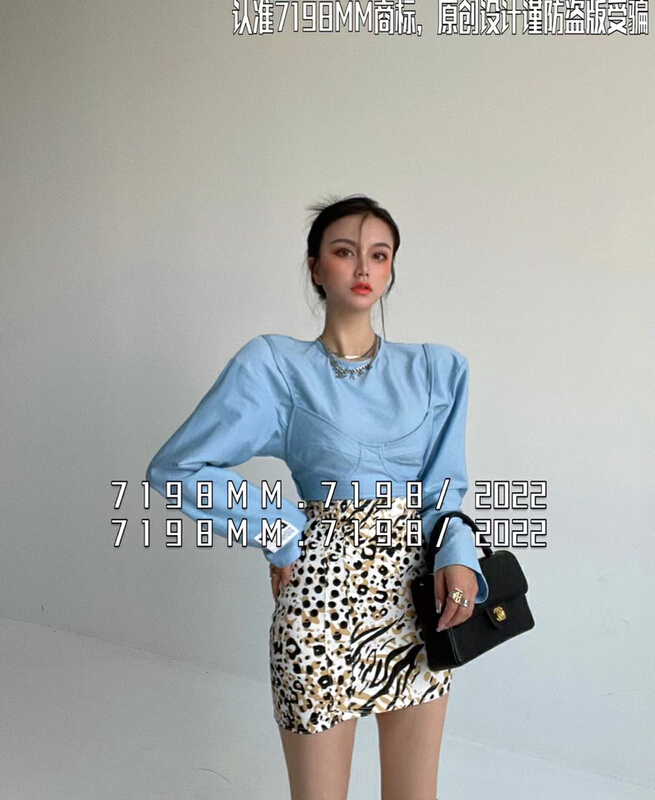 goods in stock! [7198] modern Spice Girl Style leopard point skirt 22128# PCZ