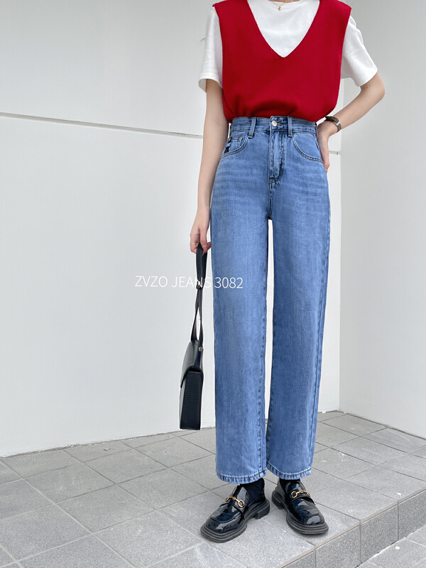 New year in early spring! [zvzo] Korean version of small man essential Harlan jeans wz3082# CLS