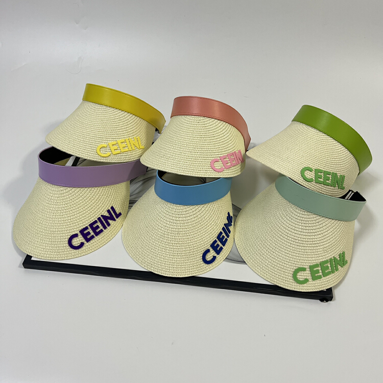 [aestheticism hat industry] simple empty top sunshade hat 3067# LSL