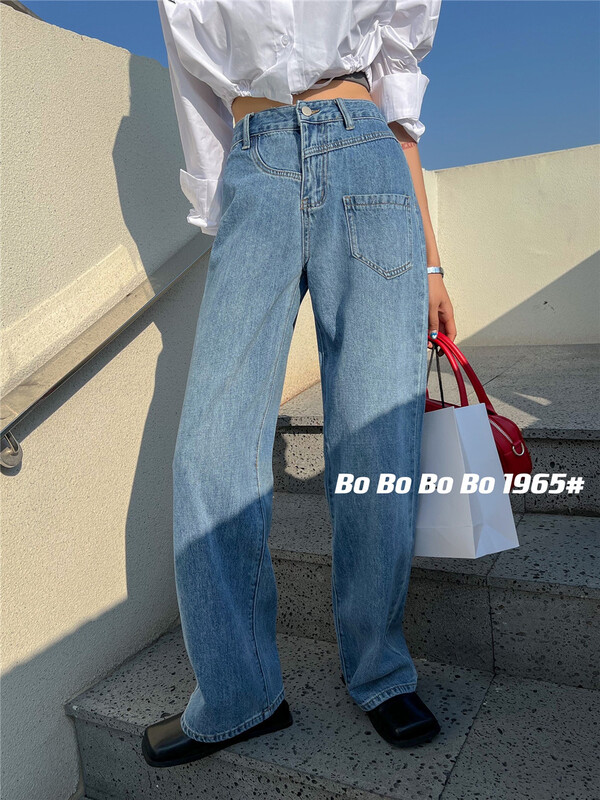 New year in early spring! [Bobo] it's hard to design straight jeans with front pocket 1965# cqw