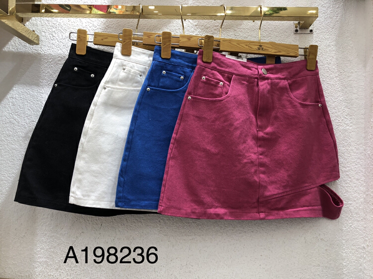 [queen] Korean slim and textured skirt a198236# ozq