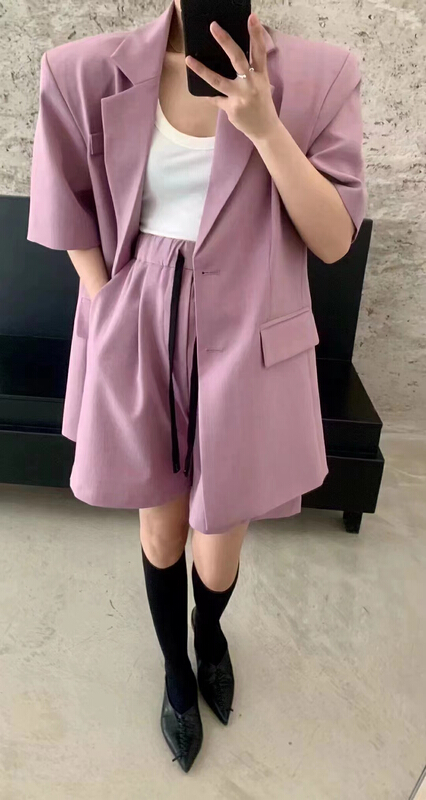 New in early summer! [et] Korean fashion and atmosphere suit coat + comfortable and versatile pants suit (only suit) 5650# PCZ