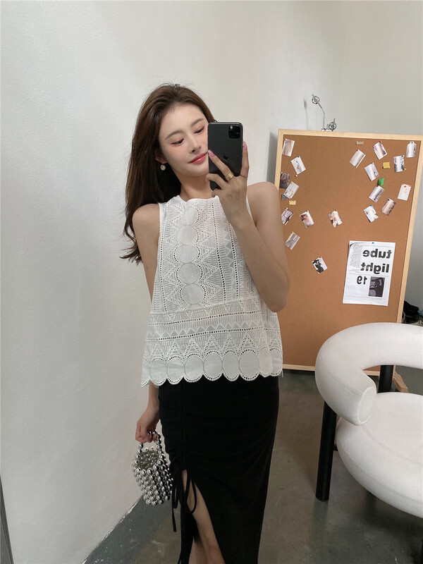 [modern 197] versatile basic solid vest / sling 5602# zyh