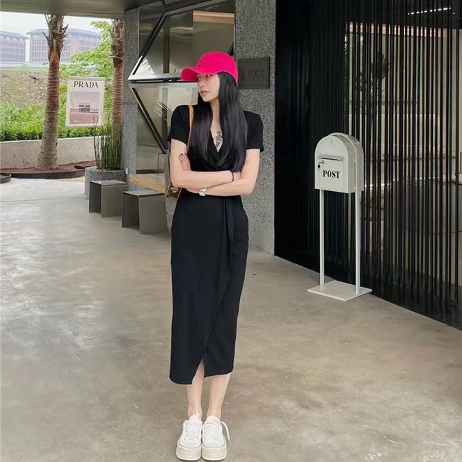 [toko. Z] sweet cool temperament comfortable dress 22202# cqw