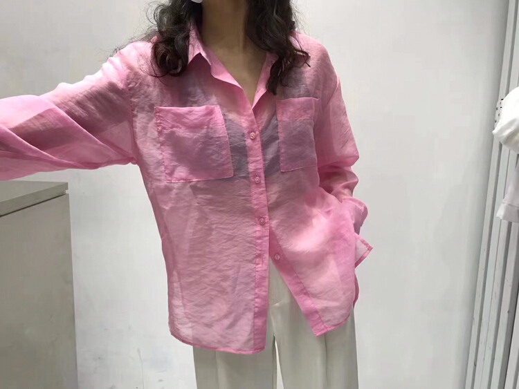New in early summer! [Wuyi] comfortable and breathable Tencel shirt 330028# XJ