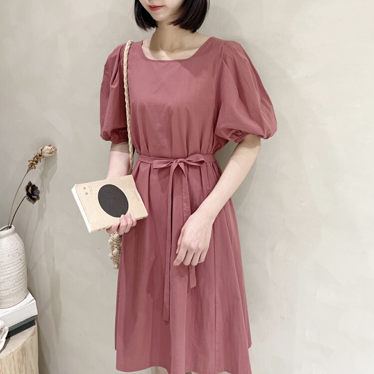 New in early summer! [I look] Girls' sweet aging bubble sleeve dress 12057# ZSY
