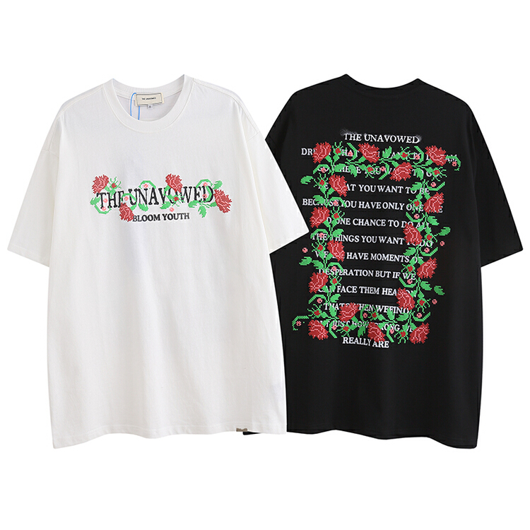 [the unvowed] men's and women's personalized foam printed short sleeve T-shirt 2561# ZZL
