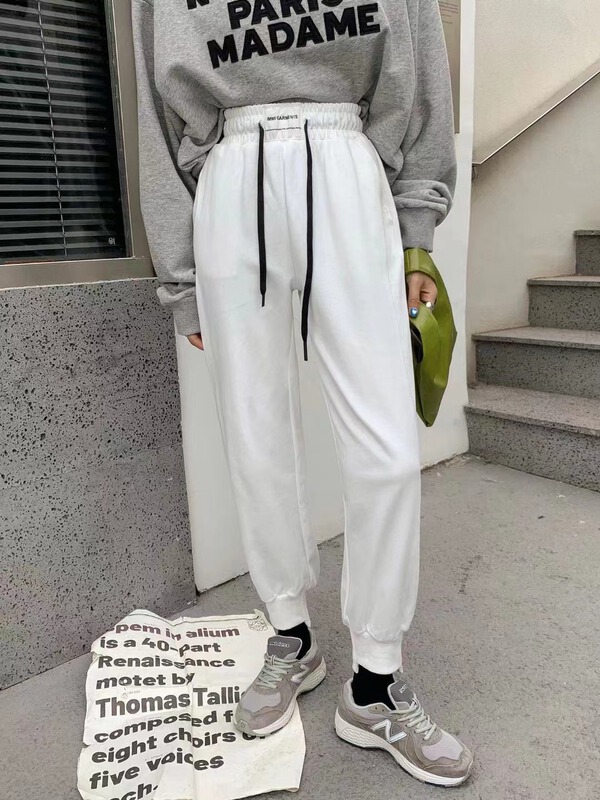 goods in stock! New year in early spring! [M.I.C] irregular solid color versatile casual pants 2911-1# ozq