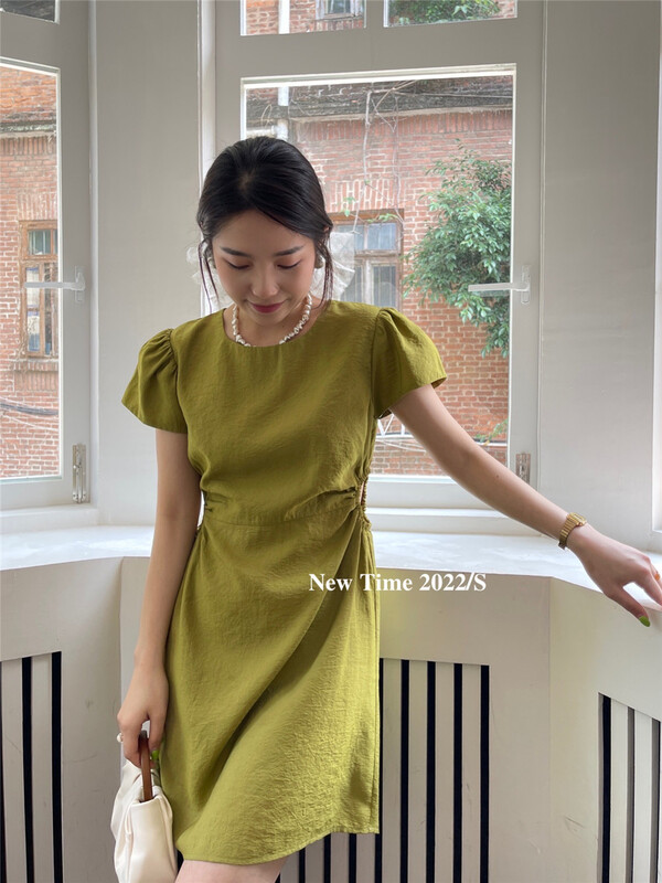 [new time] a thin dress 1173# XYY is missing at the waist