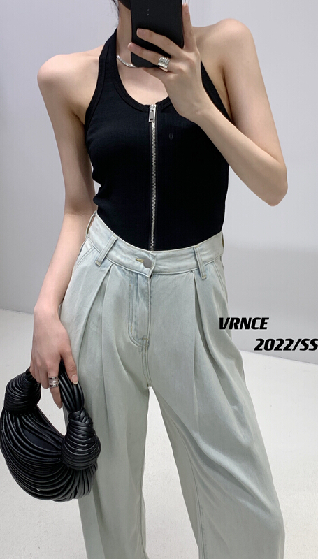 New in early summer! [Vince] simple zipper neck vest / sling 5027# XYJ