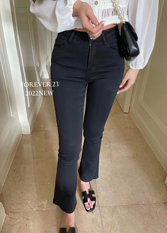 New year in early spring! [forever23] high waist slim jeans a628# hjy