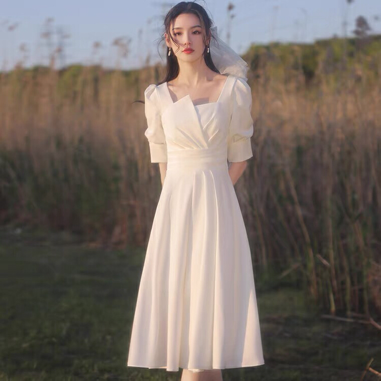 goods in stock! [c.vogue] temperament small crowd, narrow waist and thin dress 2390# PCZ