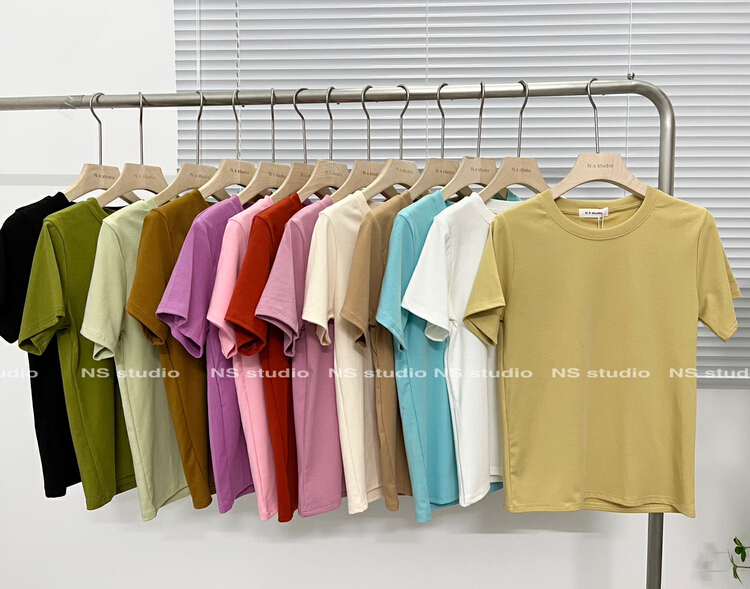 New year in early spring! [N.S] color basic versatile short sleeve T-shirt 6801# jhy