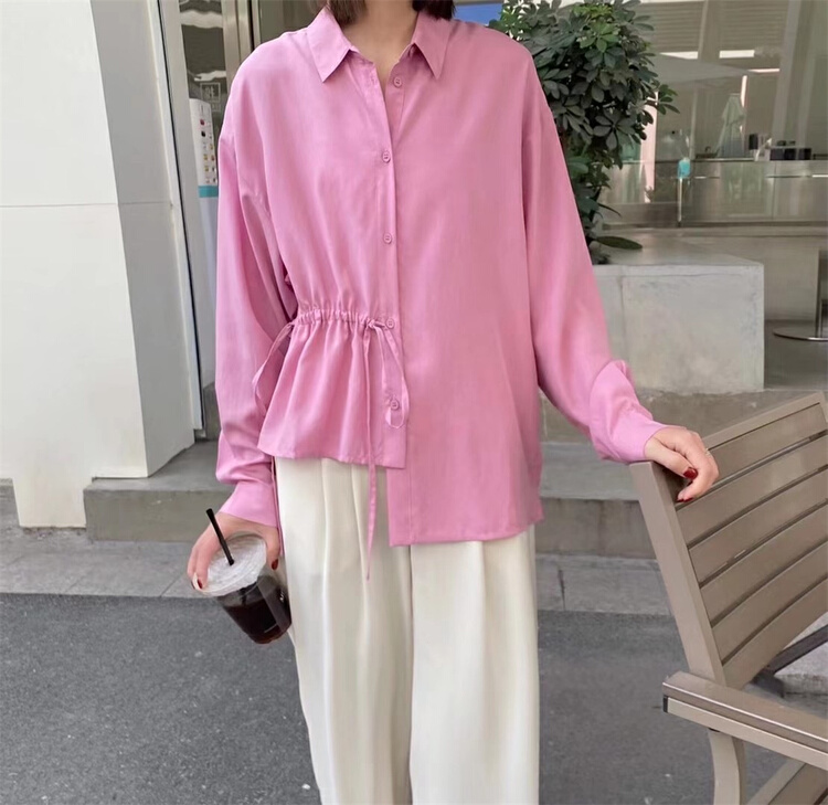 [miss LAN] Korean design waist shirt 10038# XJ
