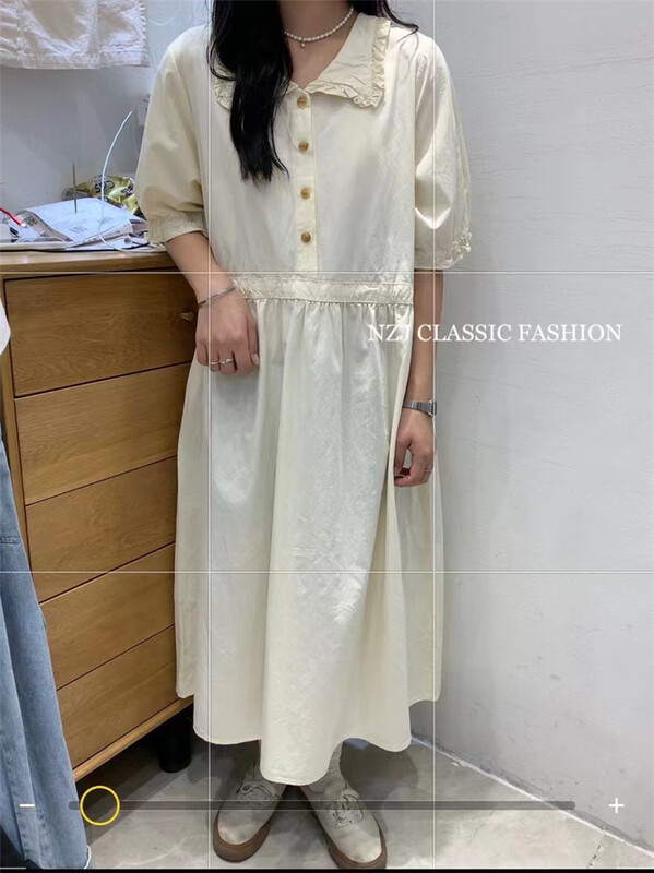 [NZJ] Korean simple and versatile dress 830065# L