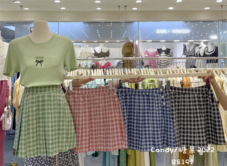 [candy] Japanese college style pleated skirt (only selling skirt) ys2-8191# zjy