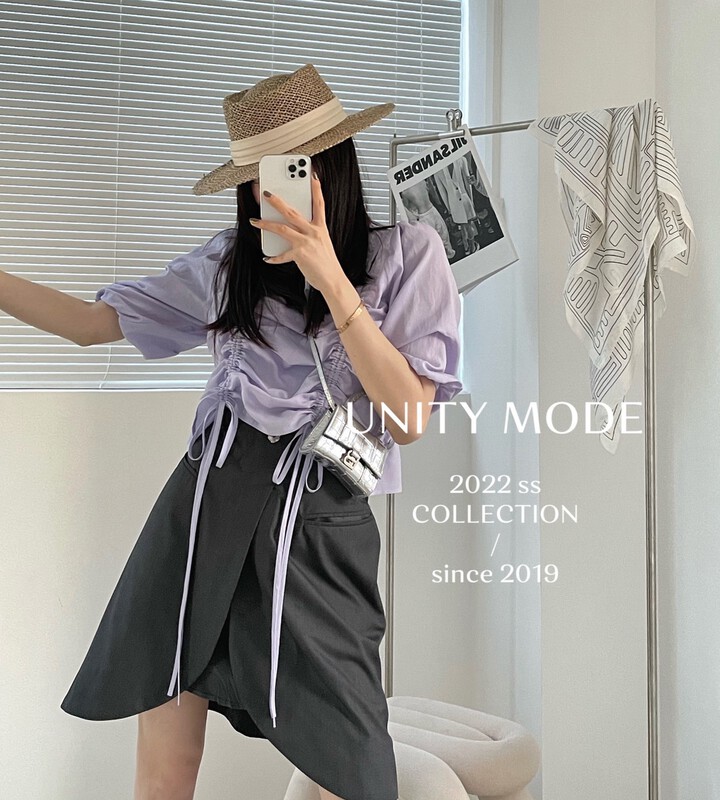 New in early summer! [unit] net commuter one piece skirt 6091-1# cqw