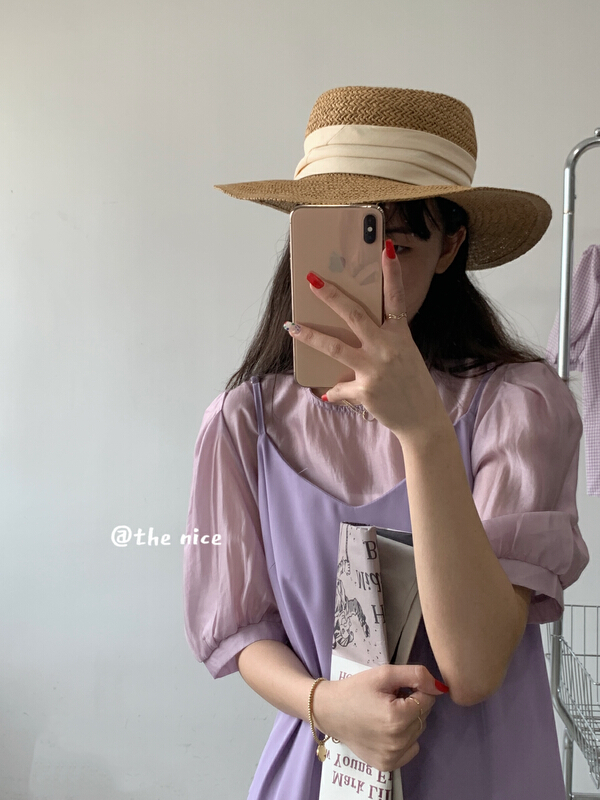 [the nice] Korean minimalist Tiansi versatile small shirt (only small shirts) a9111# hjy