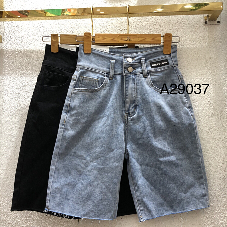[queen] fashion Korean versatile denim shorts a29037# ozq