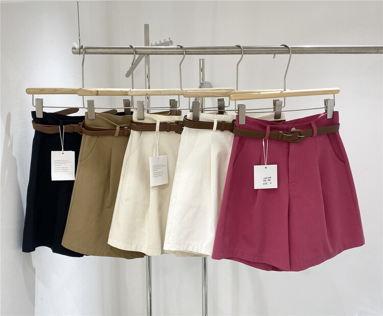 New in early summer! [Focus] Korean high waist slim casual shorts (without belt) ys1-855# HBx