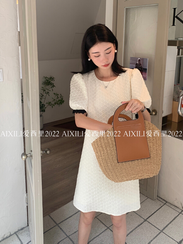 [aixili aisili] Korean casual round neck dress 6630# WPL