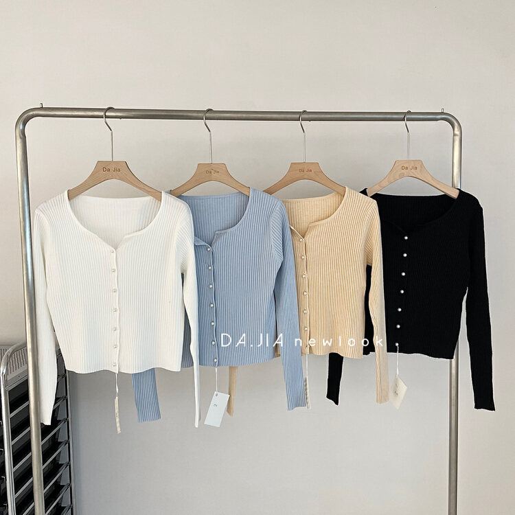 [Dajia] Korean versatile T-shirt 7913# CLS
