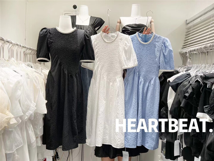 [Heartbeat] lady Pleated Dress h4061# L