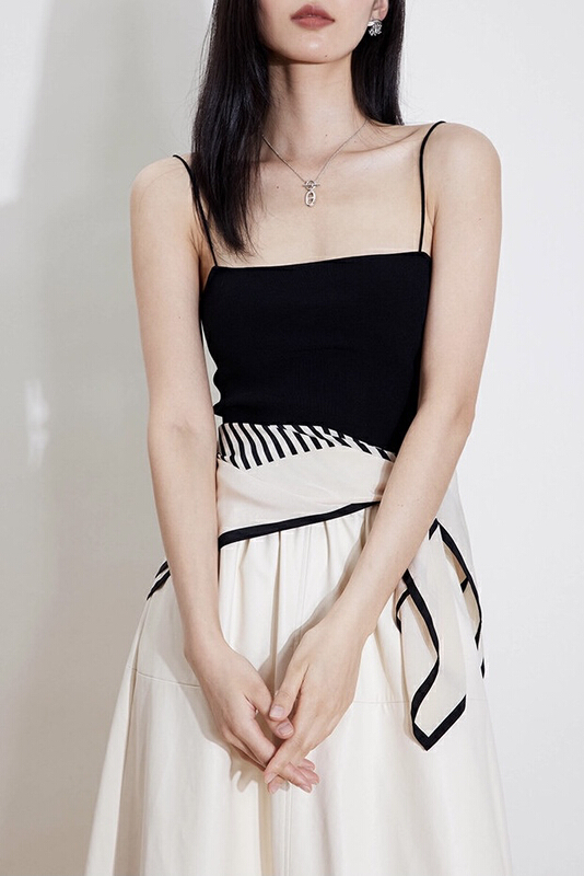 [until blue] simple basic versatile vest / sling ts22056# XYJ