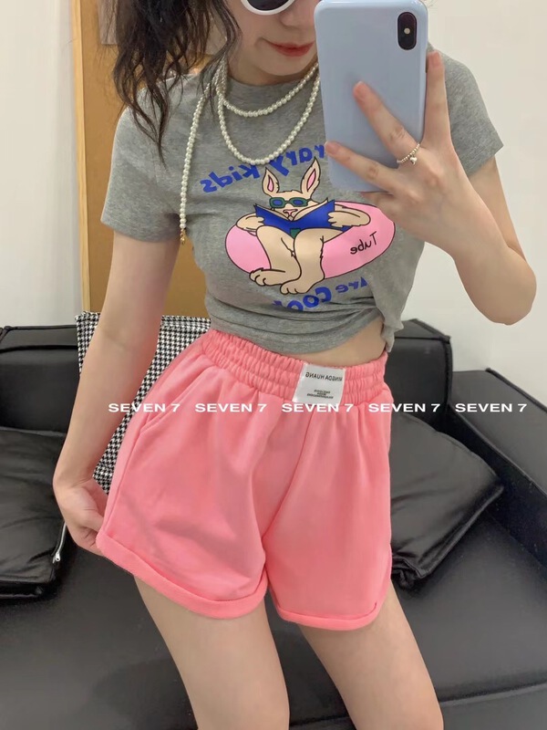 [seven 7] Korean high waist casual shorts 8175# WTT