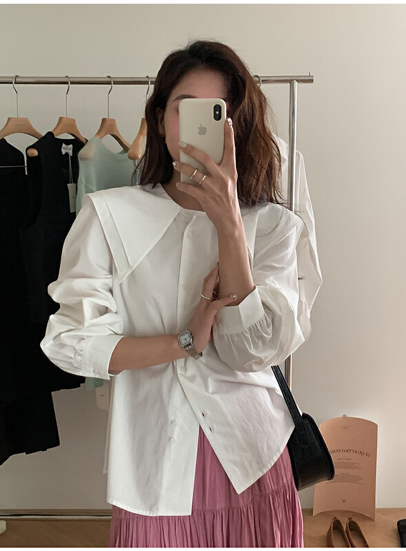 New year in early spring! [the mind] ins Hanfeng early spring new shirt 60055# jhy