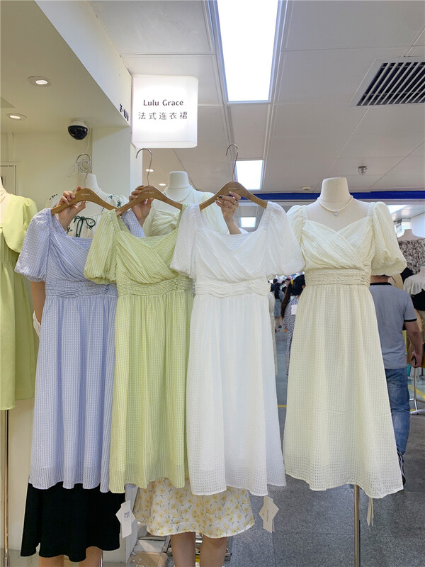 [Lulu grace] French style waistband dress 6338# zjy