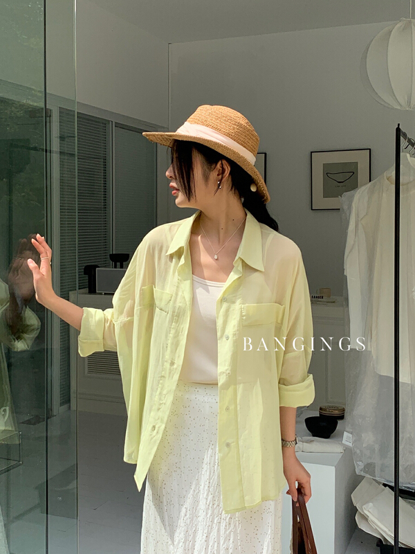 【BANGINGS】韓版氣質雙口袋襯衫  22SCJ0187#  CLS