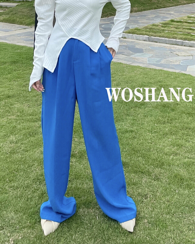 New year in early spring! [woshang woshang] high waist vertical Korean straight pants 1128# XYJ