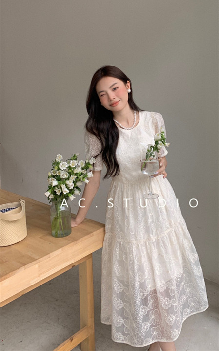 [A.C] Korean sweet versatile dress 11619# LSL