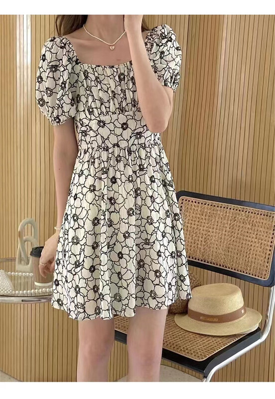 [Susan] flower aging gentle dress 18299# LSW
