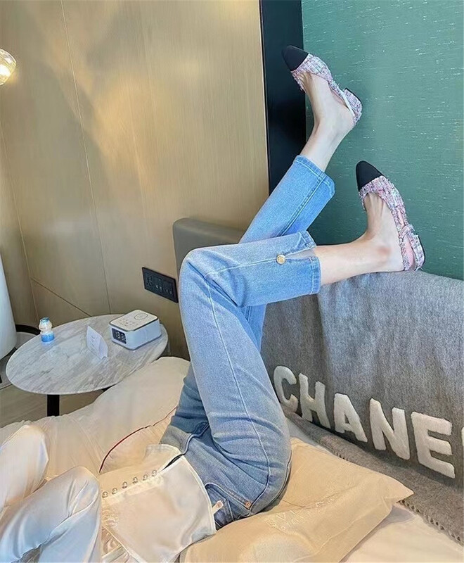 New in early summer! [MS studio] fashionable slim jeans 5099# PCZ