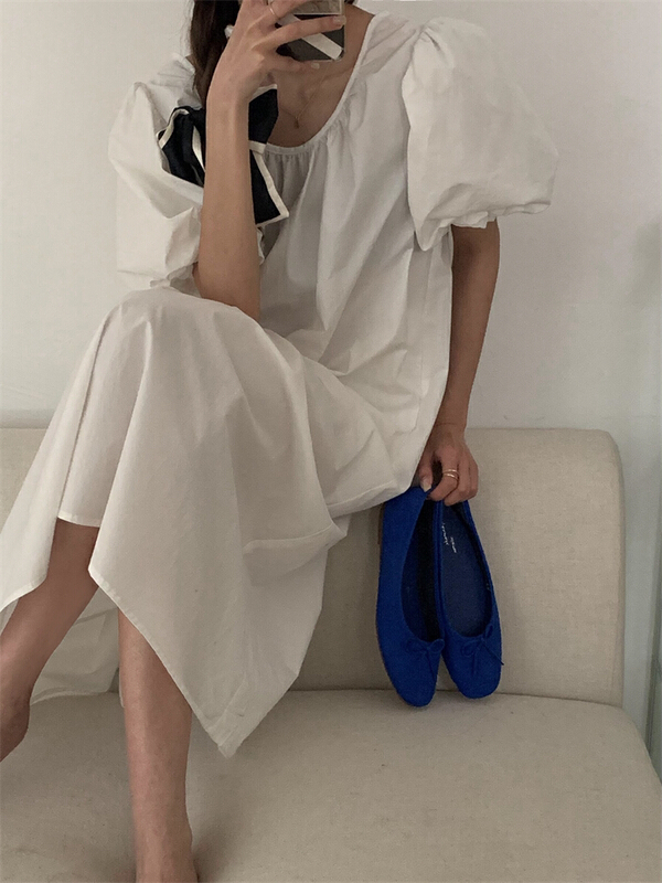 New in early summer! [about me] Korean loose long dress 216423# cqw