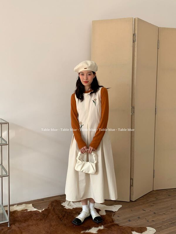 goods in stock! New year in early spring! [from Anna] Korean fashion temperament versatile dress (dress only) 2016 # LSW