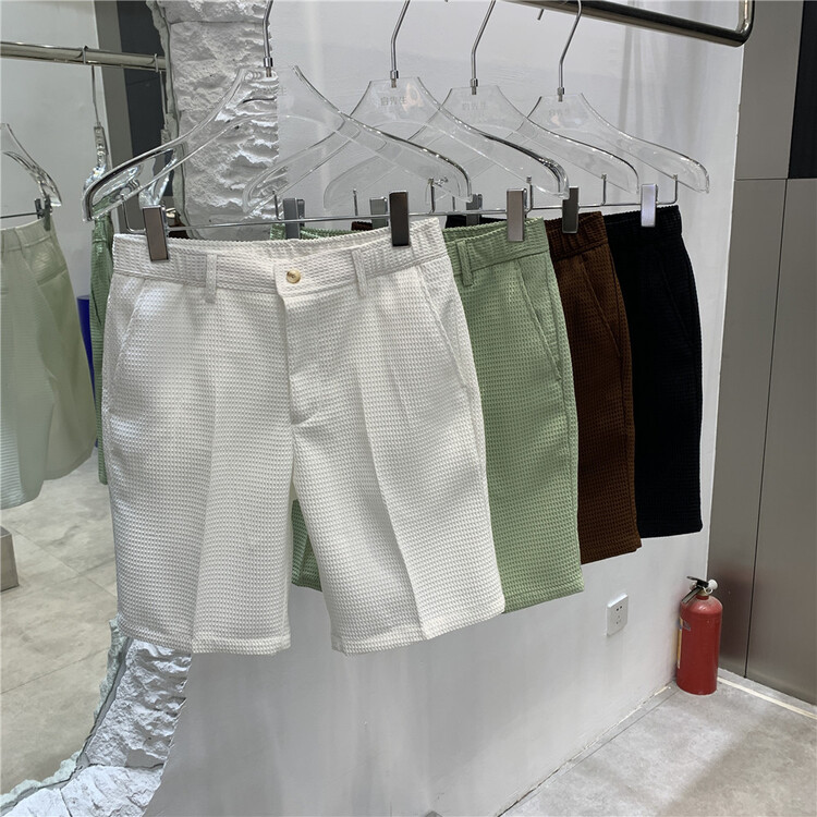 [Qi] comfortable and versatile single button casual shorts 2210# ZZL