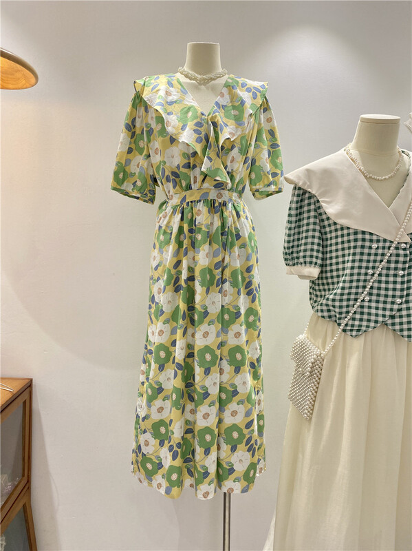 [sunny] Korean lady floral dress 1932# hjy