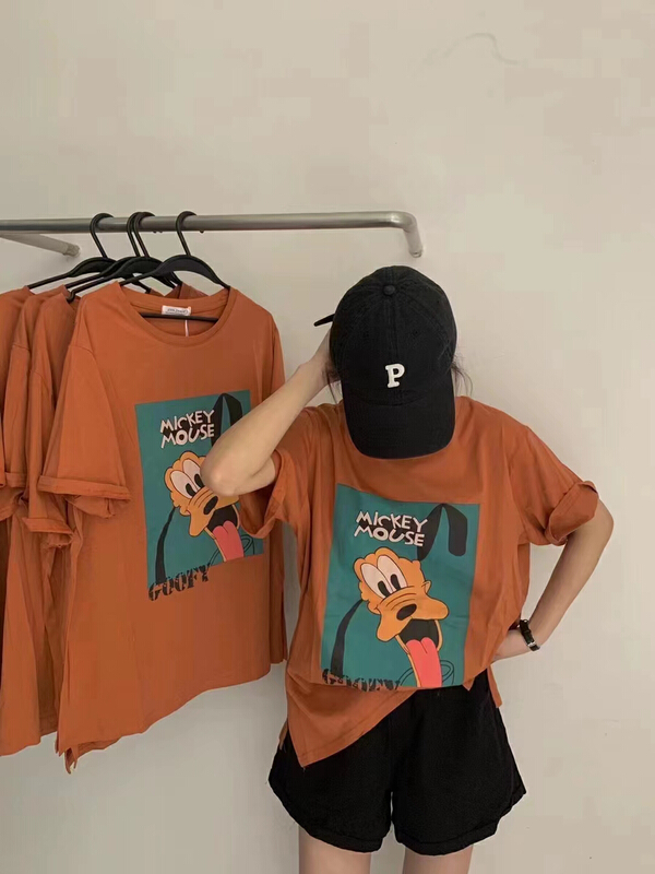 [GL] net red cartoon printed short sleeve T-shirt 6231# XYY