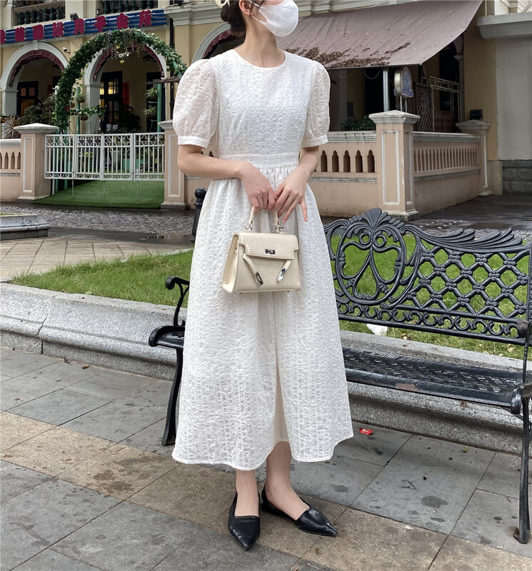 New in early summer! [zicci] Korean sweet bow dress 106672# lwy