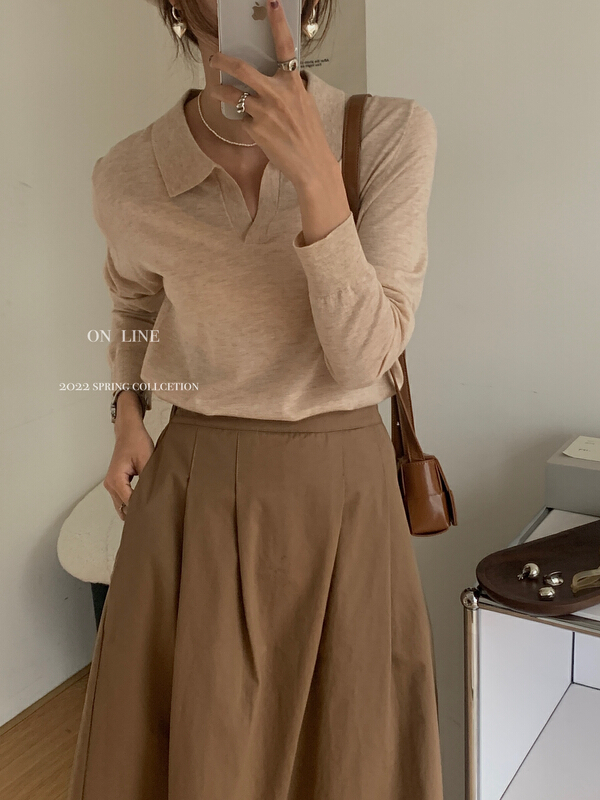 New year in early spring! [on line] Lapel simple and versatile blouse (including 30% wool) a6052# jhy