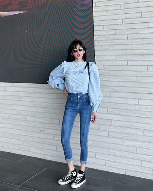 goods in stock! New year in early spring! [angelyue] Korean loose retro fashion sweater wly6218# LSL