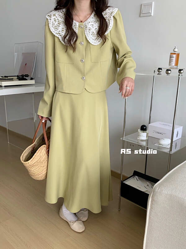 Original price 55.67! New year in early spring! [RS] solid color lady temperament skirt rs1210-1# XYY