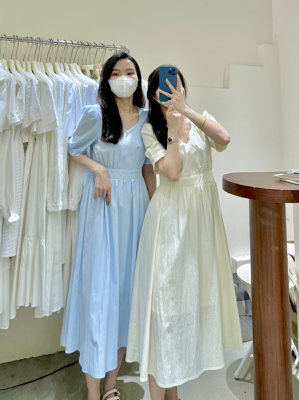 In early summer! [from.v] Korean slim dress 6611-1\l