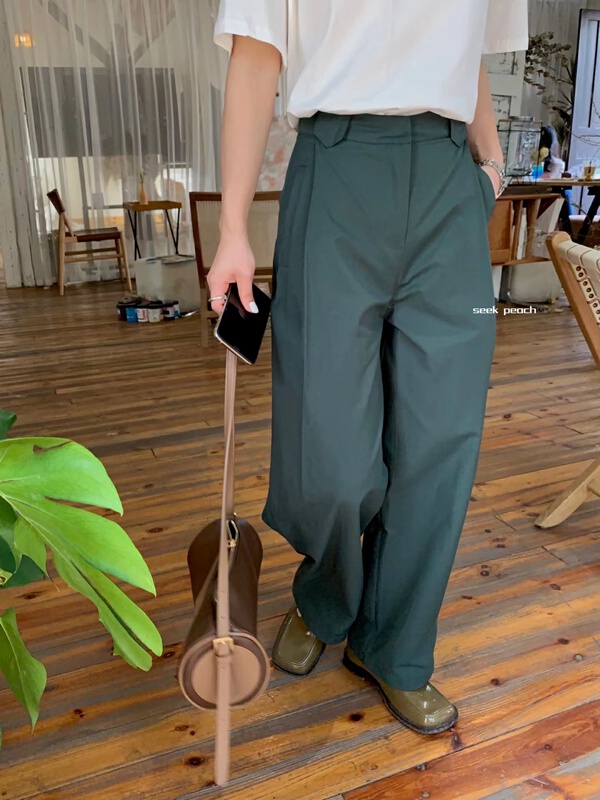 [seek peach] slim and clean comfortable casual pants 5067# ll
