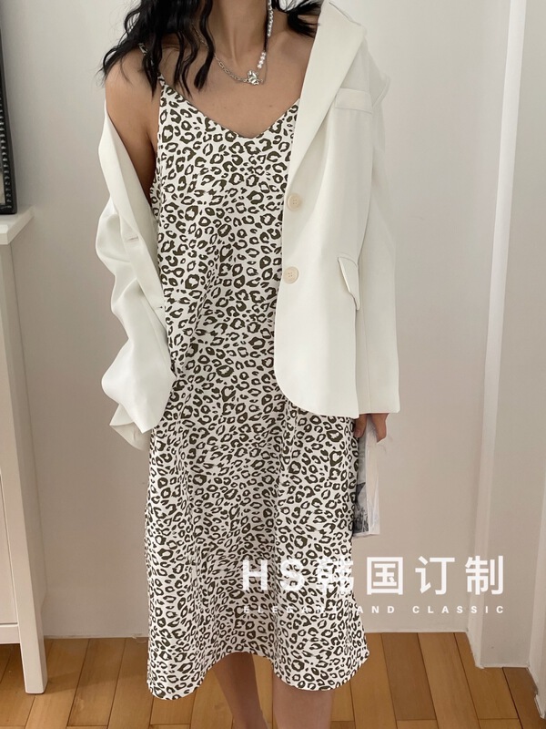 Cxdhh / new in early spring! [HS customized in Korea] Korean version of simple Hong Kong Style Floral Dress ys1-xb14-65015-1# hjy