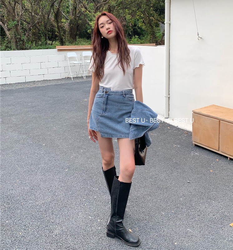 New in early summer! [best u] Spice Girl Fashion retro short sleeve T-shirt 55736\lsw