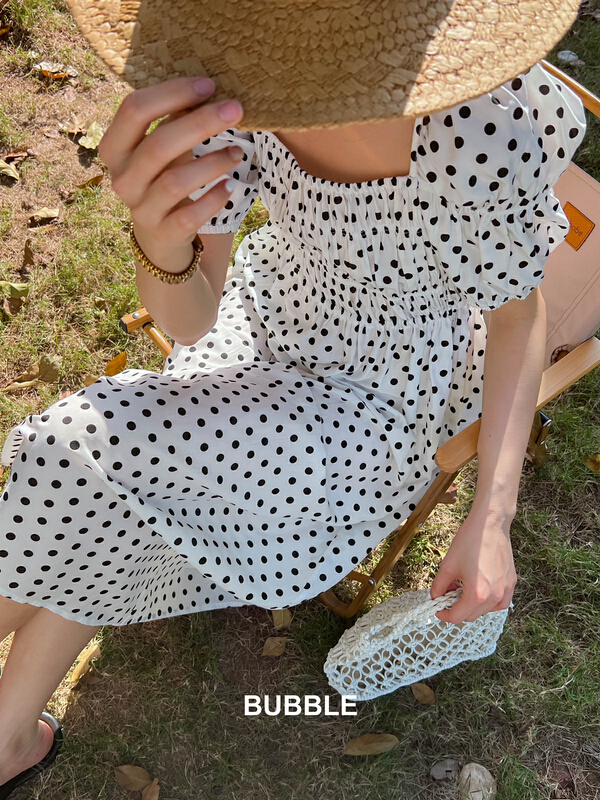 goods in stock! New in early summer! [bubble] Korean style backless long dress 22l009# ozq